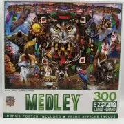 Animal Totems Medley 300 EZ-Grip Pieces 24”x18” Plus Bonus Poster Master-Pieces