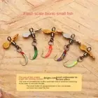 1/5PCS Spinner Swim Baits Bionic Fly Fishing Bait Flies Insects Lures