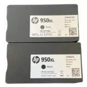 Set of 2 - HP High Yield Ink Cartridges 950 XL EXP 04/24 & 08/18 - NEW NEVER USE