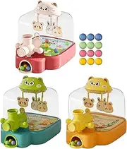 Pinball Machine,Educational Desktop Game - Cute Bear Pinball Machine for Boys Girls Over 3 Years Old, Funny Reaction Training Arcade Tabletop Game