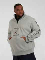Big & Tall Vermont ¼ Zip Top
