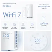 TP-LINK Deco BE22000 Tri-Band Whole-Home Mesh Wi-Fi 7 Router