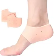 10Pack(5Pair) Plantar Fasciitis Inserts Pads,Gel Heel Cushion,Silicone Heel Protectors,Heel Guards & Heel Cups to Repair Dry Cracked Heel and Reduce Pains of Plantar Fasciitis,Heel Sore