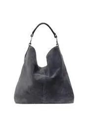 Hobo Suede Leather Handbag--MAN-N16S