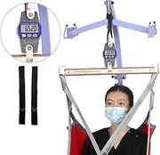 EZ Assistive Patient Weight Scale for Hoist Lift, Medical Assist Scale for Bedridden Patient Lift Sling, Safe Working Load 150kgs (Grey+Rose Gold)