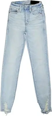 American Eagle Womens 2242957 Next Level Super High Rise Jegging Jeans, Moon