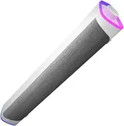 Speakers Computer Speaker for Desktop Soundbars Smart Soundbar Desktop Soundbar Desktop Speaker Wired Soundbar Stereo Soundbar Wired Speaker Sound Bar Tablet Speaker Fabric White