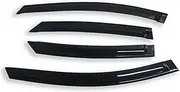 STIDPFZX Weather Shields Window Visor Compatible for Hyundai I20 PB 5 Doors Hatch 2010 2011 2012 2013 2014 2015 Car Wind Shield Window Rain Guard