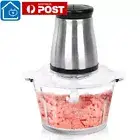 2L Electric Meat Grinder Blender Food Vegetable Processor Chopper Mincer Home AU