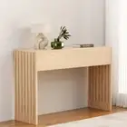 Artiss Console Table Wood Entry Table Fluted Hallway Tables Furniture 120CM Pine