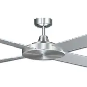 Martec Razor 1320mm 4 Blade Ceiling Fan Only - Brushed Aluminium