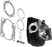 Cylinder 66mm Piston Gasket Top End Rebuild Kit,Compatible With Yamaha DT175 MX175 1979-1981 DT175E DT175F DT175G DT175H MX175
