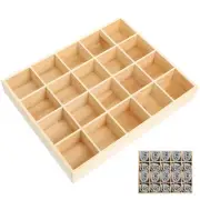 Storage for Panties and Socks Wooden Underwear Organizer Closet Box