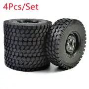 Replacement 4Pcs 1.9" 1/10 RC Car Wheel Tires For Axial SCX10 D90 TF2 MST CC01 D