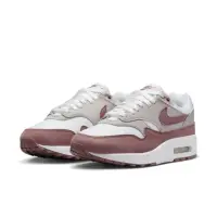 在飛比找momo購物網優惠-【NIKE 耐吉】休閒氣墊鞋_女_白紅_AIR MAX 1(