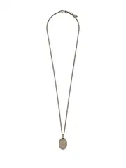 [Alexander McQueen] Alexander McQueen-Faceted Stone Necklace-Uomo UNI
