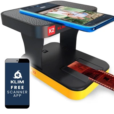 K2 Portable Film Scanner Digitize 35mm Slides Negatives with Free App