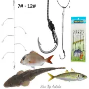 5 Packs Sabiki Live Bait Rigs Baited hooks Whiting Flathead Yakka Slimy