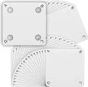 Chuangdi 50 Pieces Weaving Cards Tablet for Loom or Inkle Supplies - Paper Card Set