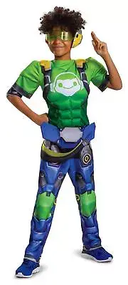 Disguise Overwatch Lucio Child Jumpsuit, Belt, Armband & Headpiece XL (14-16)