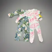 Carter's Just One You & Burt’s Bees Baby Girls' Jumpsuit Long Sleeve 18 Months
