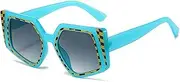 [VFDHN] Ladies Gradient Lens Sunglasses Classic Irregular Sport Vintage Shades Uv400