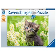 500pc Ravensburger Kitten in the Meadow Jigsaw Puzzle Game Teens/Family
