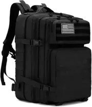 Tactical Backpack - Large Army Backpack for Men and Women -Black Assault Backpac