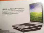 Notebook Laptop Computer Padded COOLING PAD Manhattan