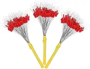 TIXIPEM Fishing Bobber Stops [300PCS] T-Shape Floats Sinker Stops Use for Streams & Lake & River Fishing - [Red - Silicone] Fit 0.6-1.5 mm Wire Beads Float Stopper