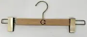 Wonder USNK11002 Natural Wood Pant Hanger w/ Adjustable Clips Qty 50