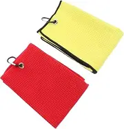Pcs Portable Golfing Towels Polyester Dry Towels for Balls Quick Dry Absorbent Compact for Travel Golfing
