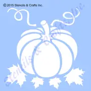 8" PUMPKIN STENCIL LEAF HARVEST PATTERN TEMPLATE PAINT ART STENCILS CRAFT NEW