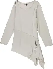 [Alfani] Womens Metallic Asymmetric Pullover Sweater