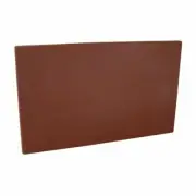 Cutting / Chopping Board 530x325x20mm Brown Polyethylene HACCP Colour Coded
