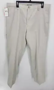 Dockers Pants Mens 38x34 Tan Khaki Smart Shield Flat Front Chino Classic Fit