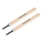 5.3mm 50# Carbon Steel Medium Flat Blade Craft Carving Knife Blackening 2pcs