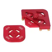 Router Template Aluminium Alloy Round Corner Radius Jig Tool Set Kit