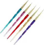 5pcs Nail Art Liner Brush Set Striping Brushes Nail Dotting Painting Pen Set