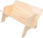 jojofuny Wooden Desk Storage Rack V Shape Book Holder Stationery Organizer for Home Office Classroom Use Practical Table Storage Bookshelf
