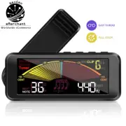 3-in-1 Clip-On Tuner, Metronome & Tone Generator for Guitar, Bass & Violin