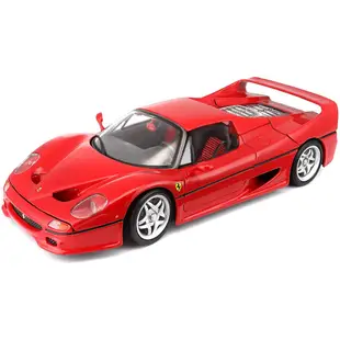 【名車館】Bburago 18-16004 Ferrari F-50 Red 1/18 合金車