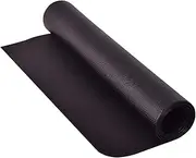 Costway Exercise Mat, Black, High-density PVC, Floor Protection Mat for Treadmill, Stationary Bike, Elliptical Trainer, Spin Bikes