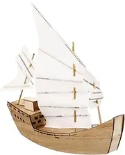 GOOHOCHY DIY Wooden Sailboat Kits for Handmade Model Assembly Boat Build Your Own Classic Ship Detachable Design for Wooden Craft for Hands Learning