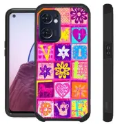 FUSION For OnePlus Nord N300 5G Case Hybrid Phone Cover LOVE BLOCKS