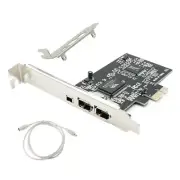 PCI-E Firewire 800 Adapter 1394 3 Port Controller Card for Desktop PC Computer