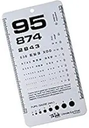Ultimate Pocket Eye Chart Rosenbaum/Snellen
