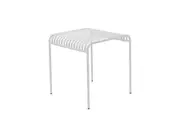 Raimon Furniture Renzo Antirust Treatment Metal Outdoor Small Square Dining Table 70cm White