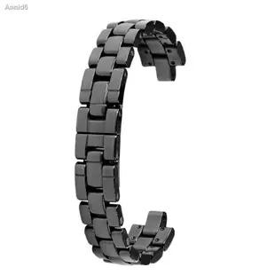 適配CHANEL香奈兒J12珍珠陶瓷錶帶男女情侶手錶鏈凸口亮光黑色白色16mm 19mm