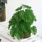 Tropical Plant Artificial Green Plant Leaves Wedding Party Decor